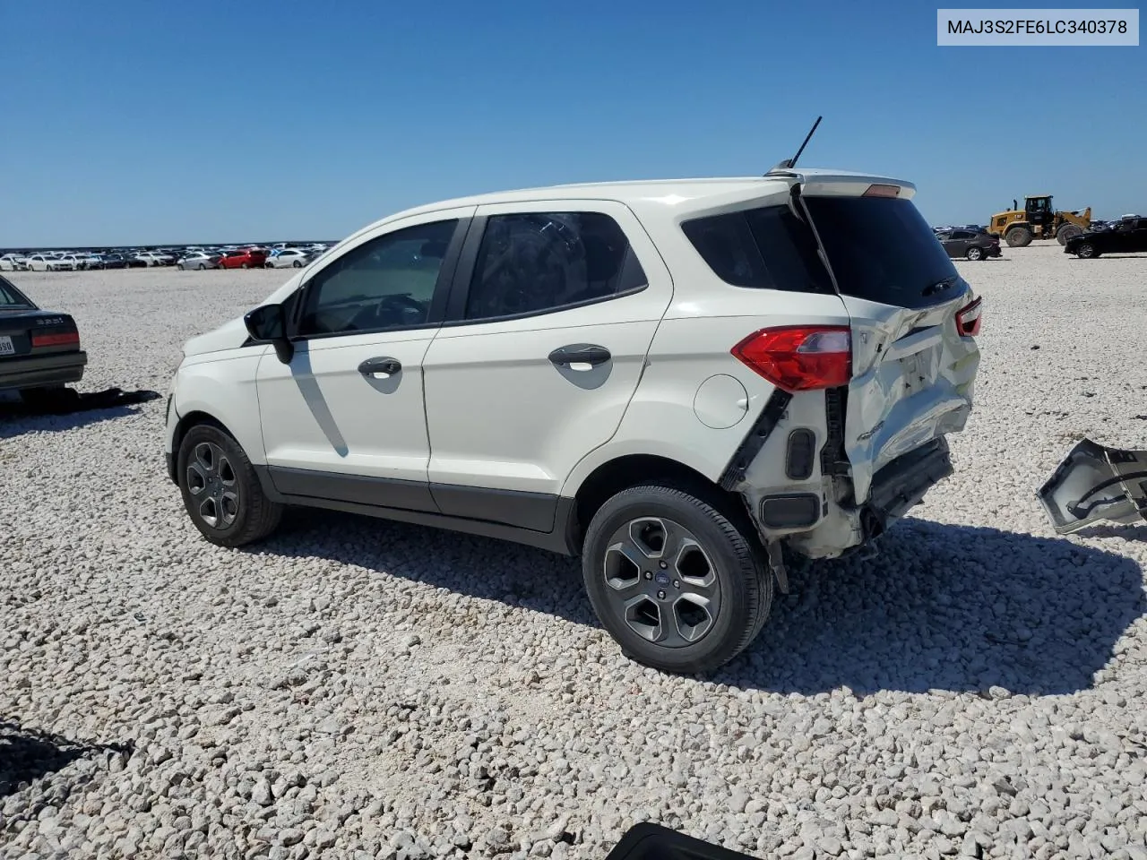 MAJ3S2FE6LC340378 2020 Ford Ecosport S