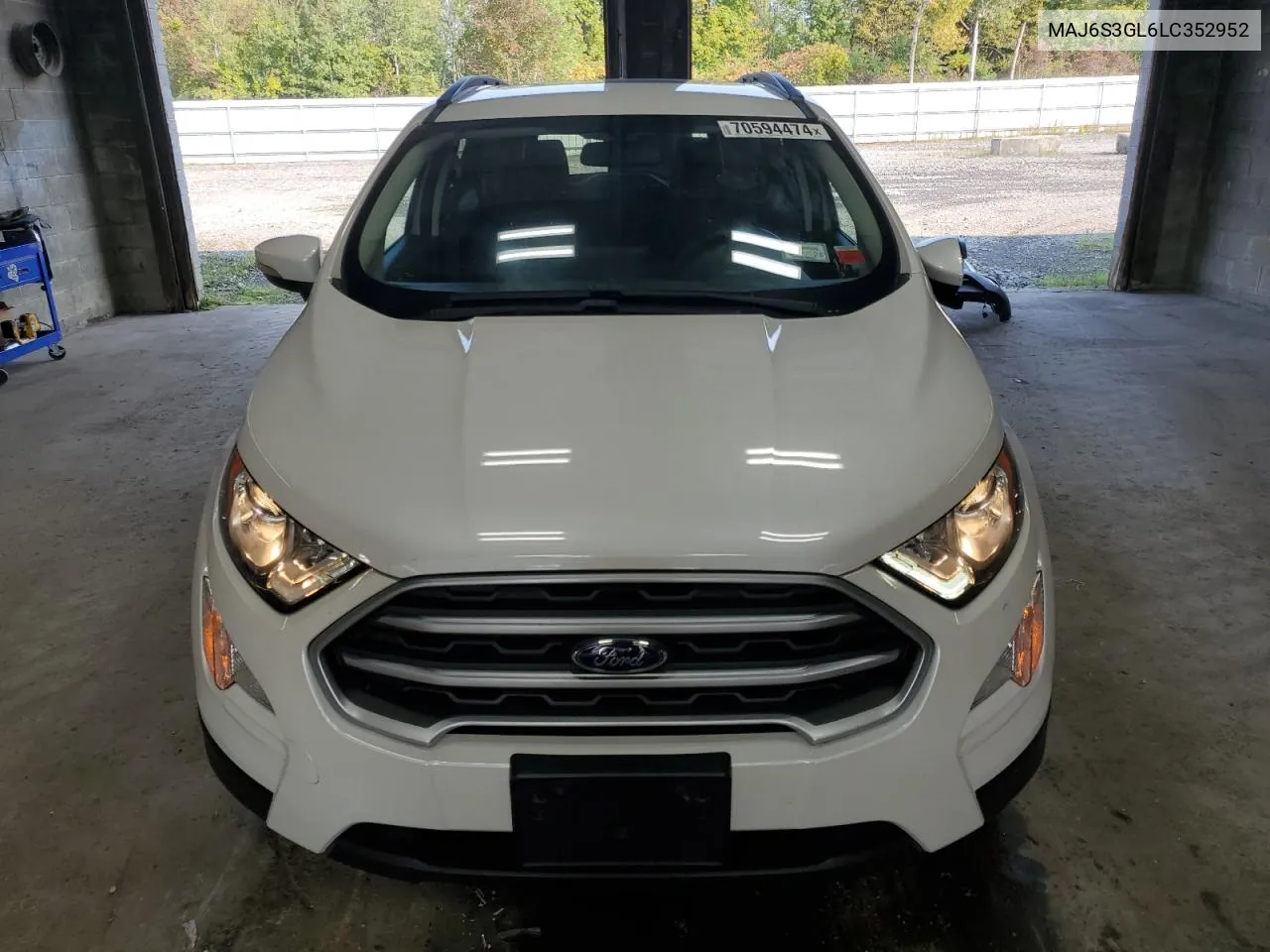 2020 Ford Ecosport Se VIN: MAJ6S3GL6LC352952 Lot: 70594474