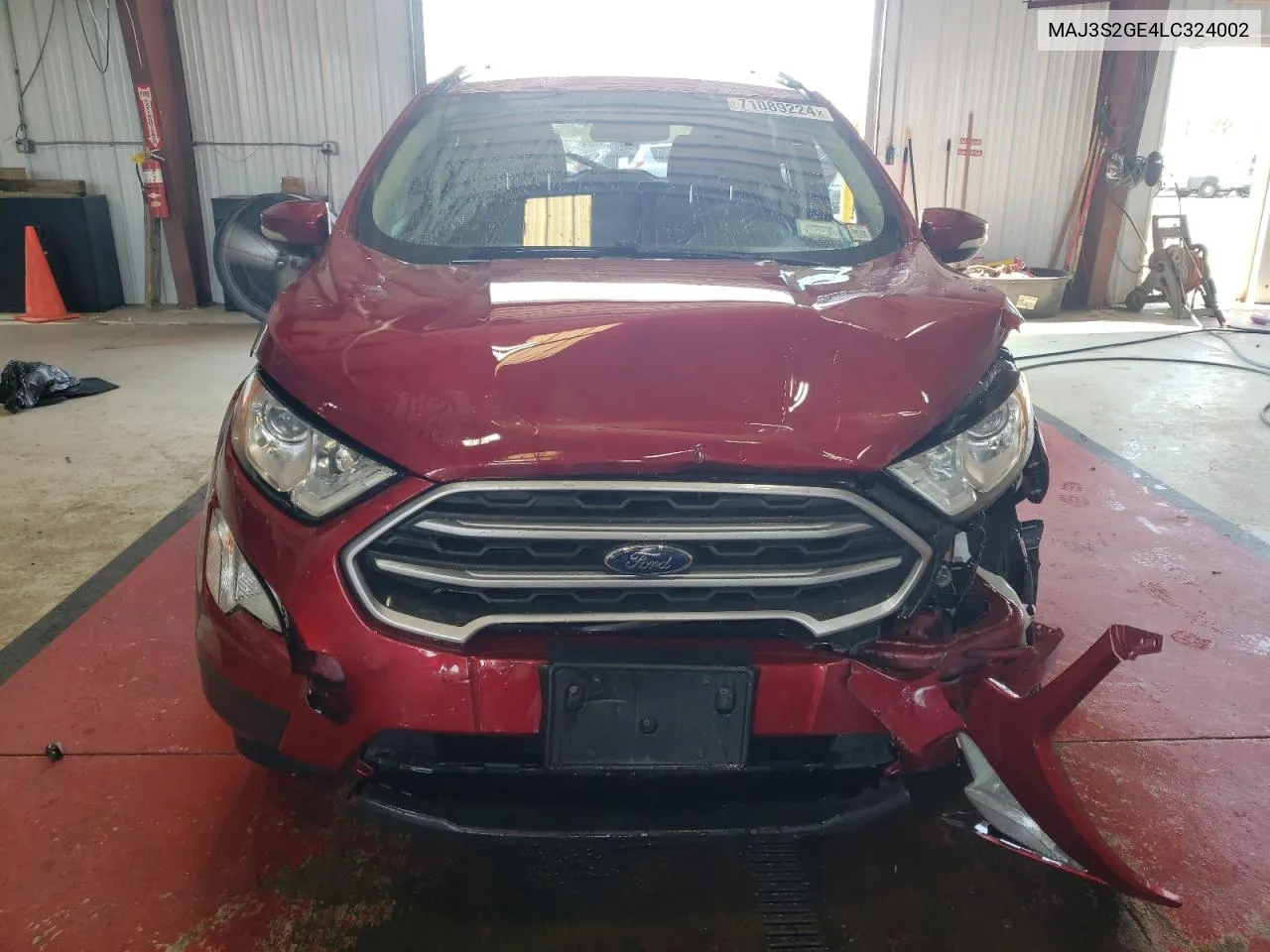 2020 Ford Ecosport Se VIN: MAJ3S2GE4LC324002 Lot: 71089224