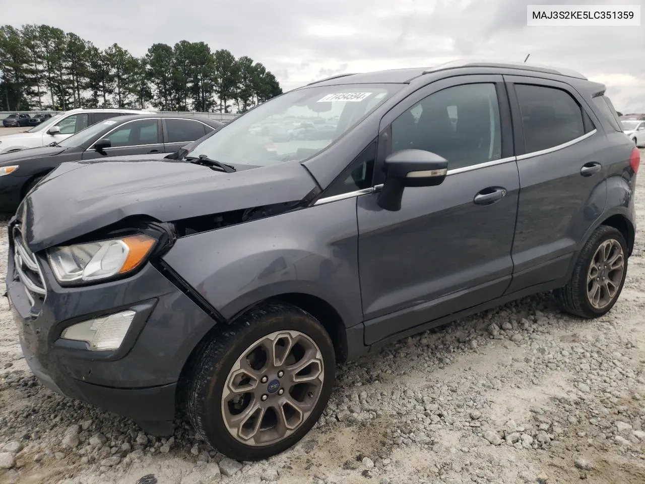 2020 Ford Ecosport Titanium VIN: MAJ3S2KE5LC351359 Lot: 71454594