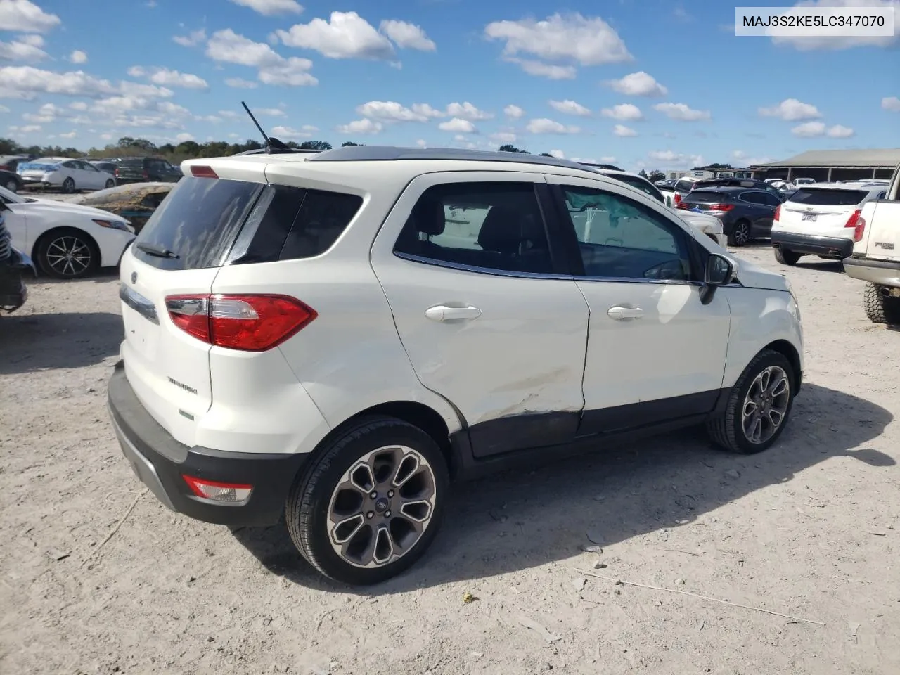 2020 Ford Ecosport Titanium VIN: MAJ3S2KE5LC347070 Lot: 71844014