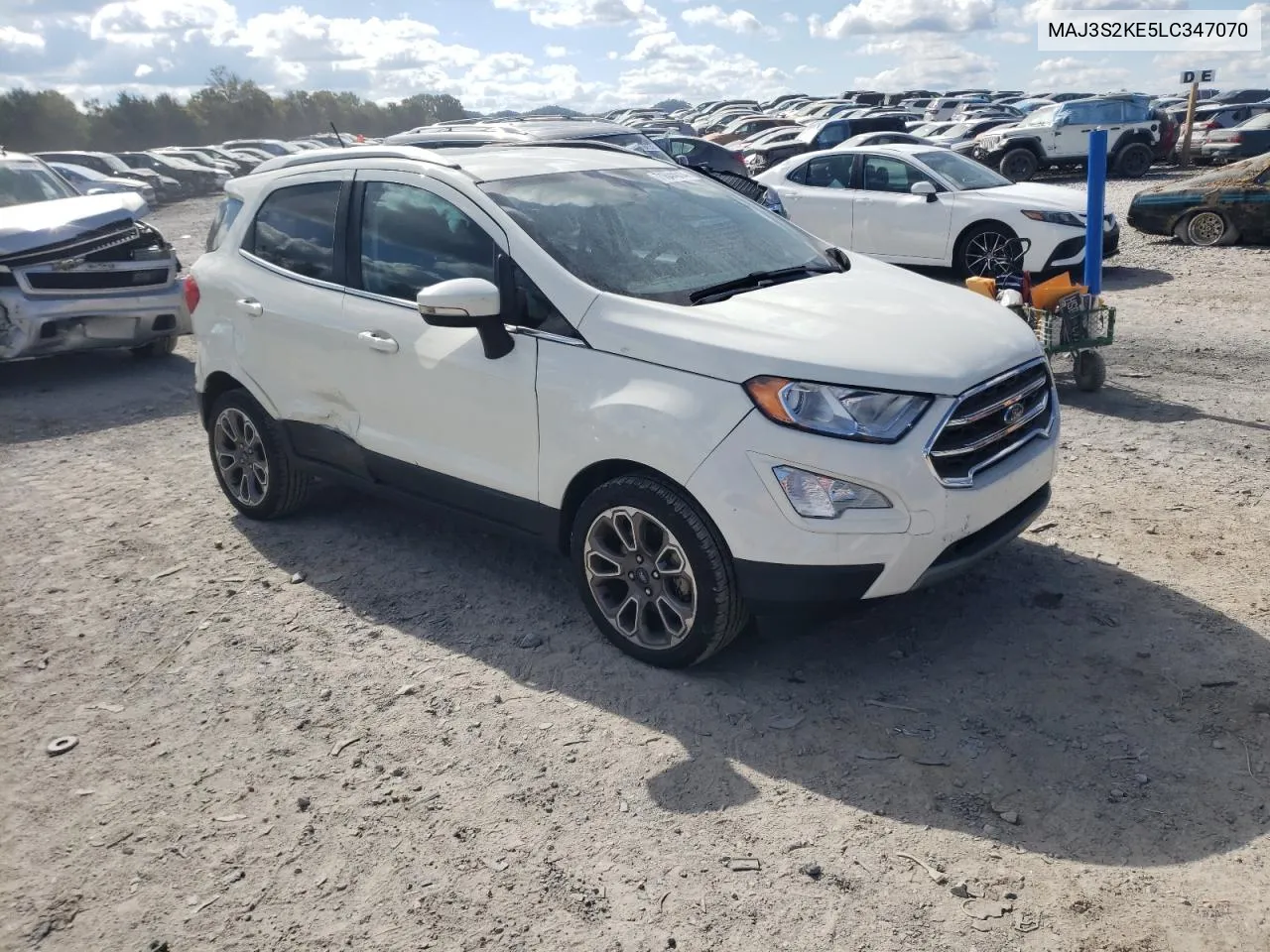 2020 Ford Ecosport Titanium VIN: MAJ3S2KE5LC347070 Lot: 71844014