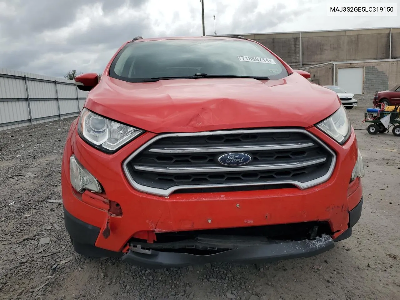 MAJ3S2GE5LC319150 2020 Ford Ecosport Se