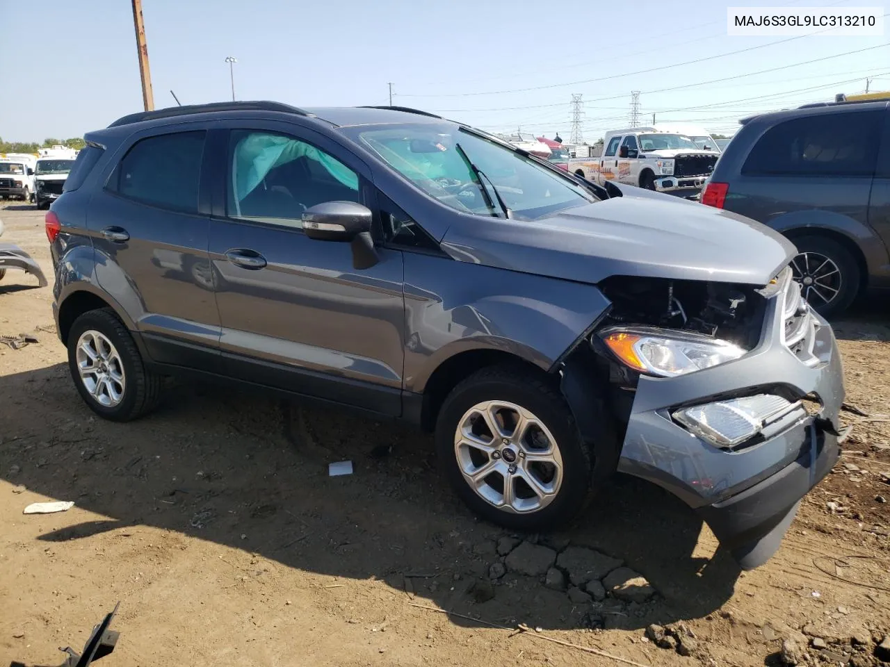 2020 Ford Ecosport Se VIN: MAJ6S3GL9LC313210 Lot: 71872534