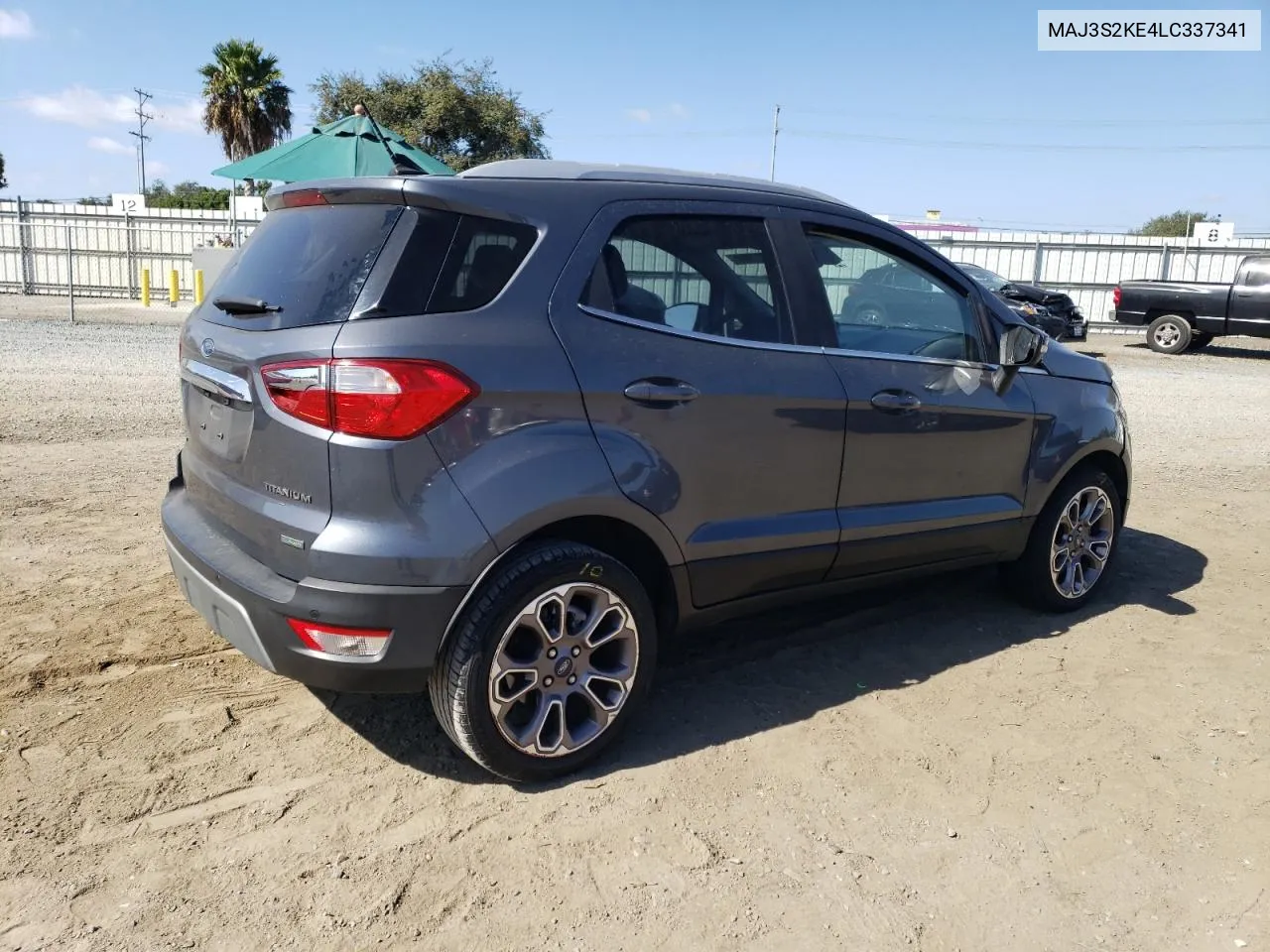 2020 Ford Ecosport Titanium VIN: MAJ3S2KE4LC337341 Lot: 72027984