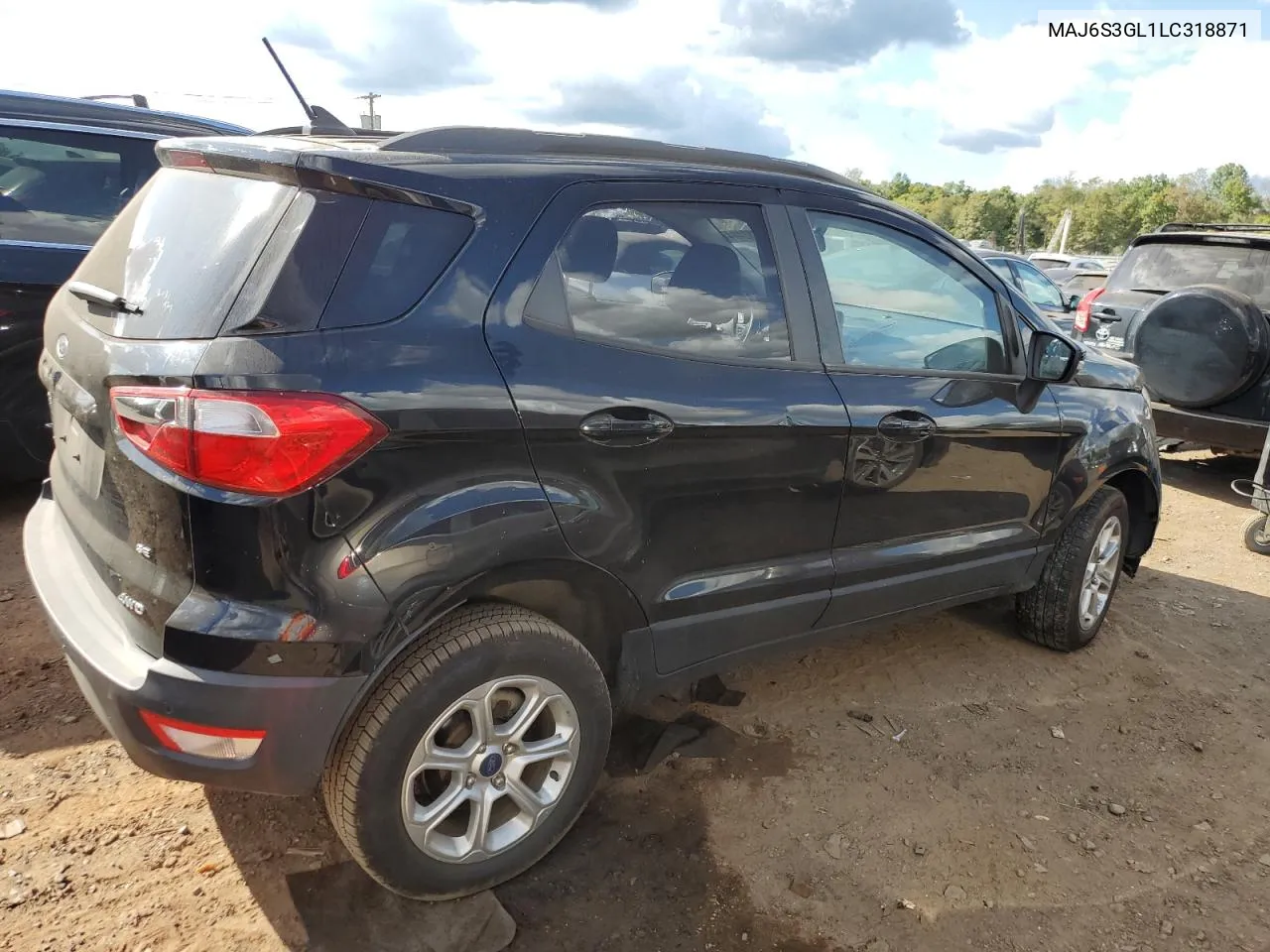 2020 Ford Ecosport Se VIN: MAJ6S3GL1LC318871 Lot: 72032444