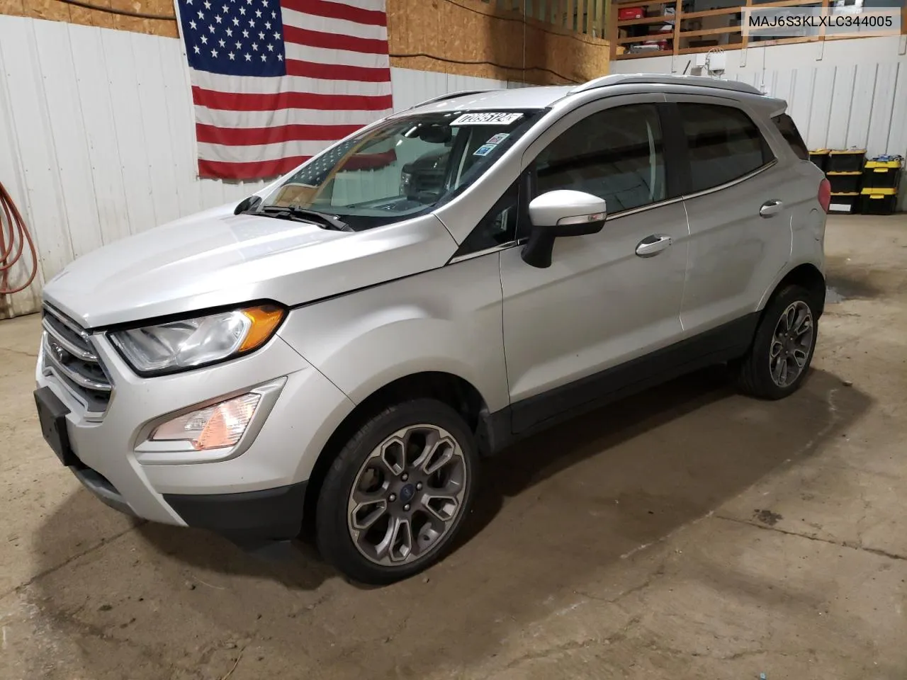 2020 Ford Ecosport Titanium VIN: MAJ6S3KLXLC344005 Lot: 72095124