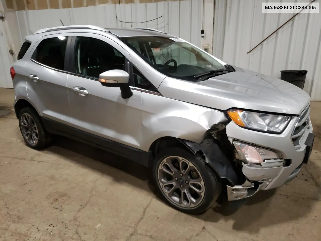 2020 Ford Ecosport Titanium VIN: MAJ6S3KLXLC344005 Lot: 72095124