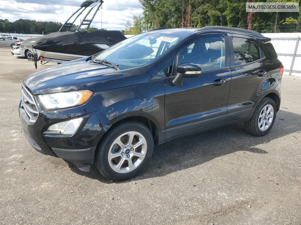 2020 Ford Ecosport Se VIN: MAJ3S2GE5LC363651 Lot: 72978704