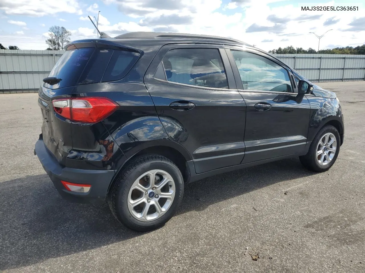 2020 Ford Ecosport Se VIN: MAJ3S2GE5LC363651 Lot: 72978704