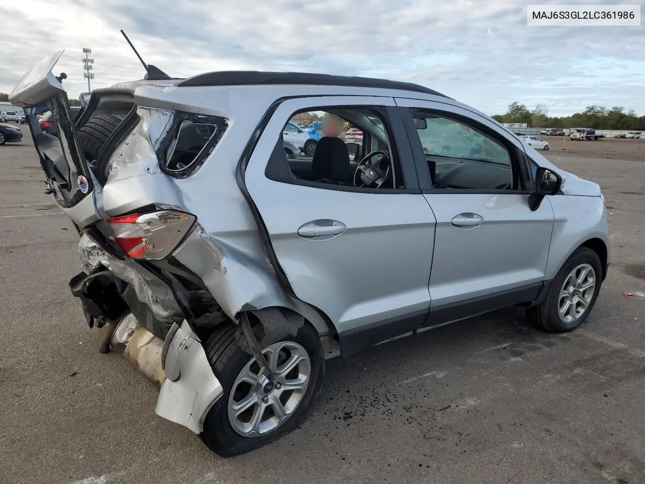 2020 Ford Ecosport Se VIN: MAJ6S3GL2LC361986 Lot: 73678854