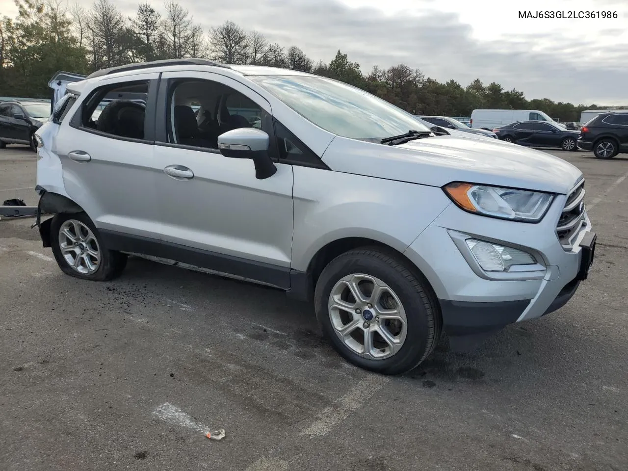 2020 Ford Ecosport Se VIN: MAJ6S3GL2LC361986 Lot: 73678854