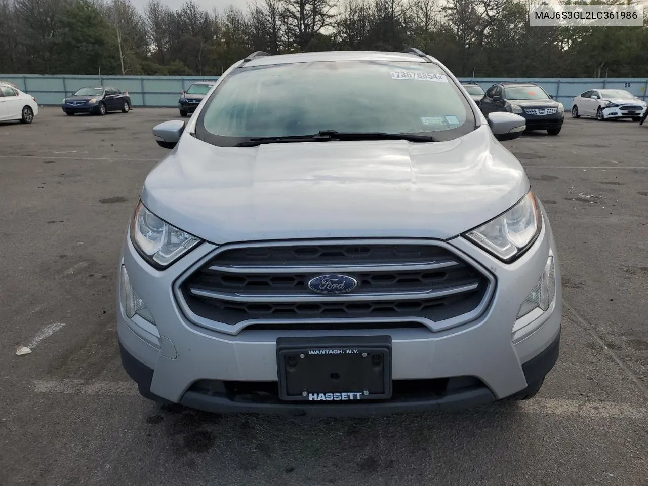 2020 Ford Ecosport Se VIN: MAJ6S3GL2LC361986 Lot: 73678854