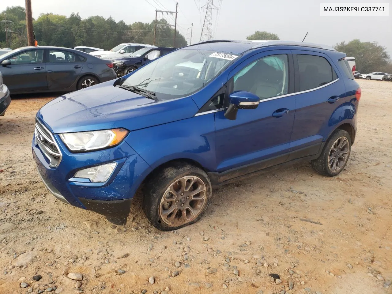 2020 Ford Ecosport Titanium VIN: MAJ3S2KE9LC337741 Lot: 73775004