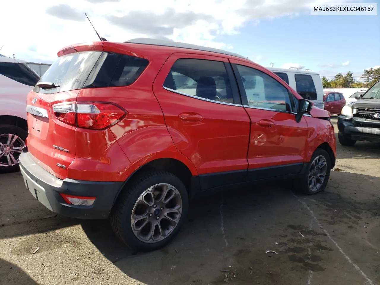 2020 Ford Ecosport Titanium VIN: MAJ6S3KLXLC346157 Lot: 74007824