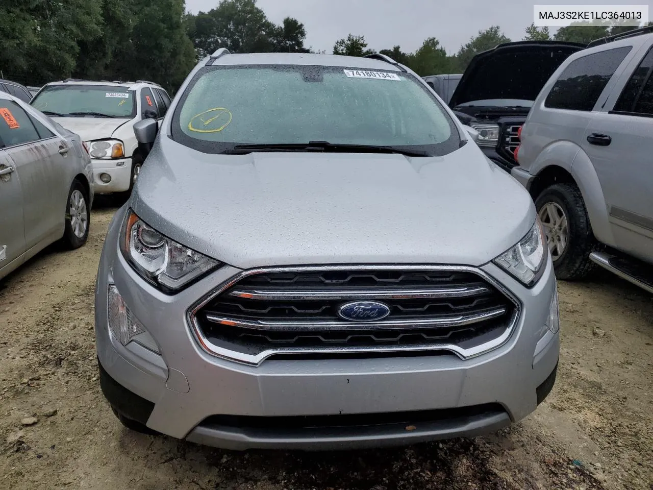 2020 Ford Ecosport Titanium VIN: MAJ3S2KE1LC364013 Lot: 74180134