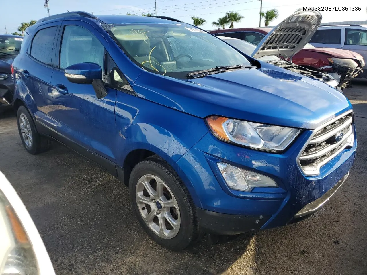 2020 Ford Ecosport Se VIN: MAJ3S2GE7LC361335 Lot: 74221294