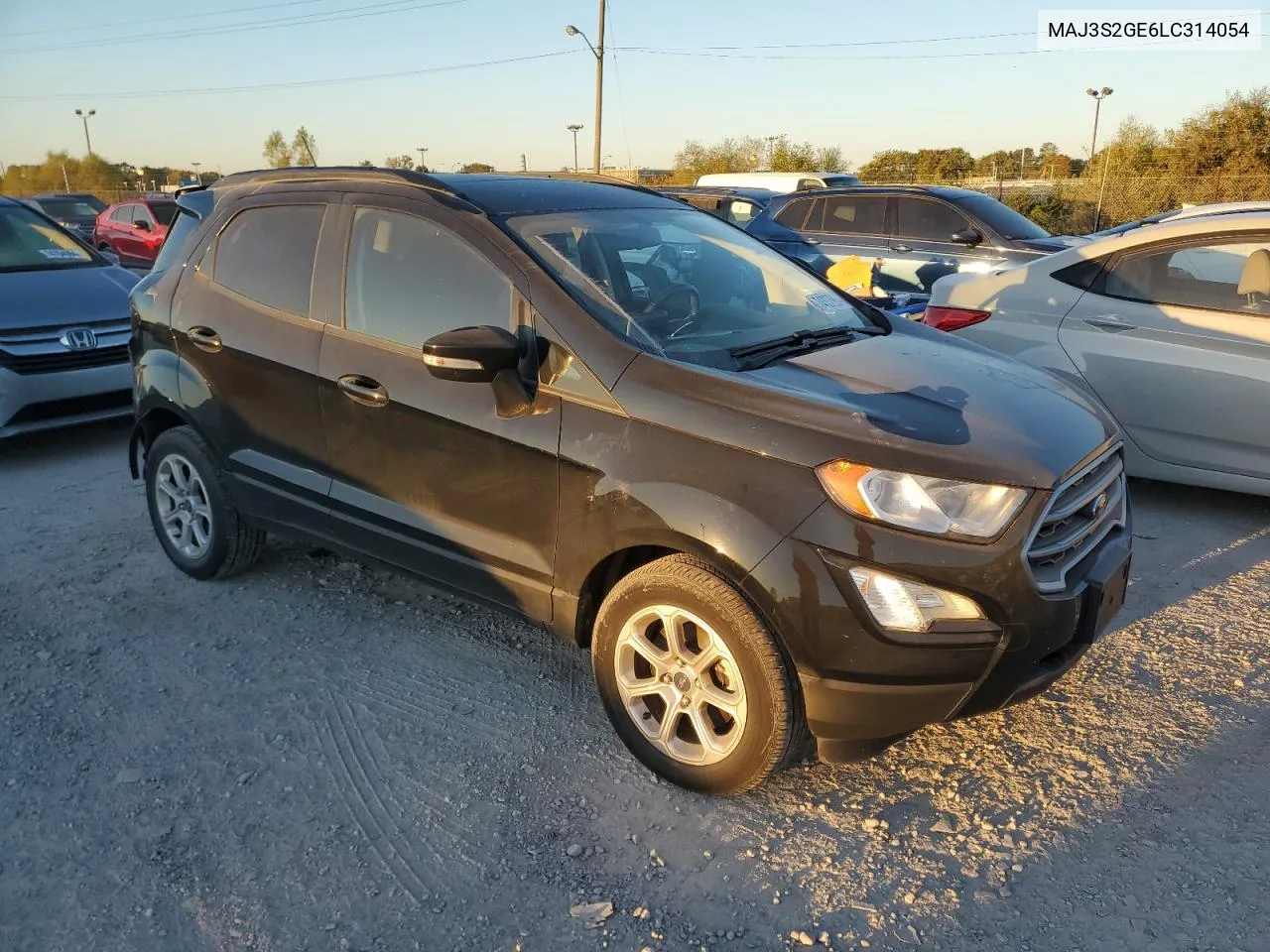 2020 Ford Ecosport Se VIN: MAJ3S2GE6LC314054 Lot: 74337904