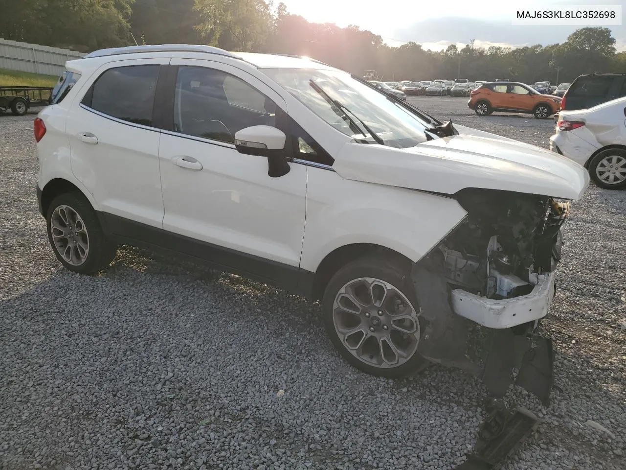 2020 Ford Ecosport Titanium VIN: MAJ6S3KL8LC352698 Lot: 74369044