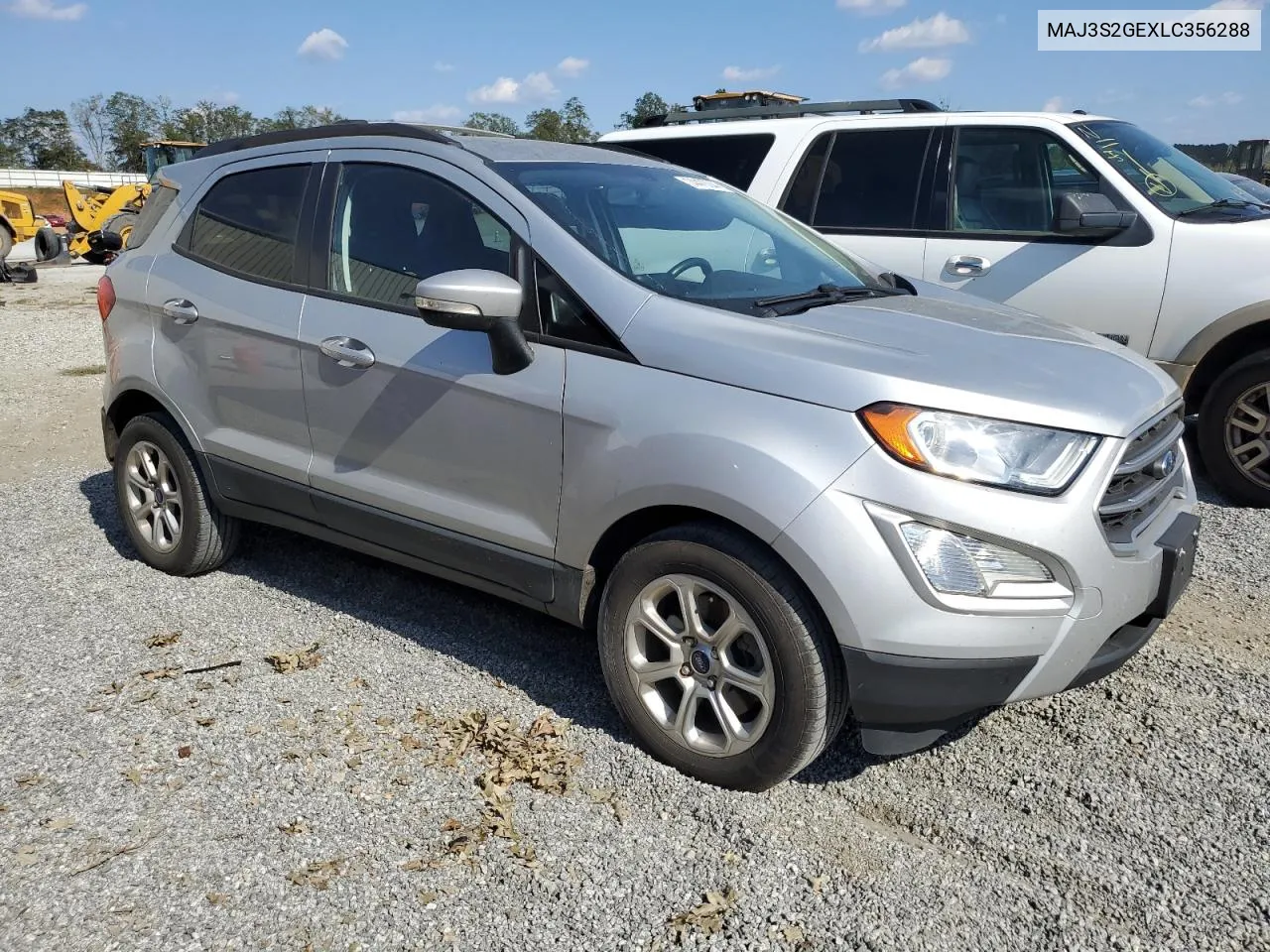 2020 Ford Ecosport Se VIN: MAJ3S2GEXLC356288 Lot: 74473044