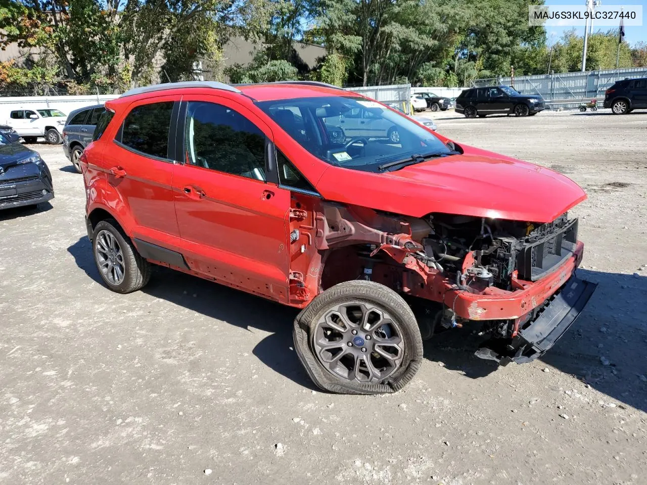 2020 Ford Ecosport Titanium VIN: MAJ6S3KL9LC327440 Lot: 74504614