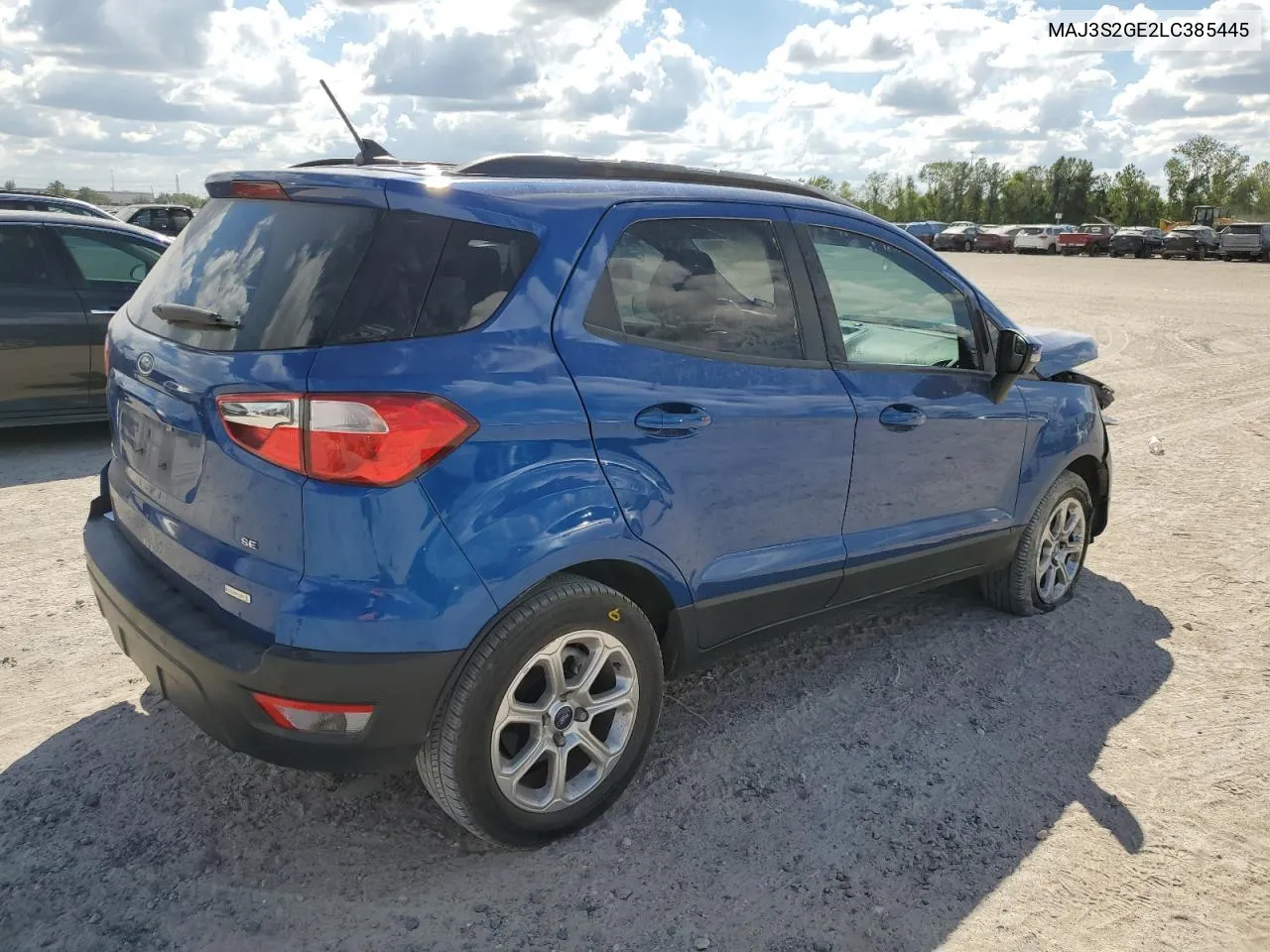 2020 Ford Ecosport Se VIN: MAJ3S2GE2LC385445 Lot: 74549854