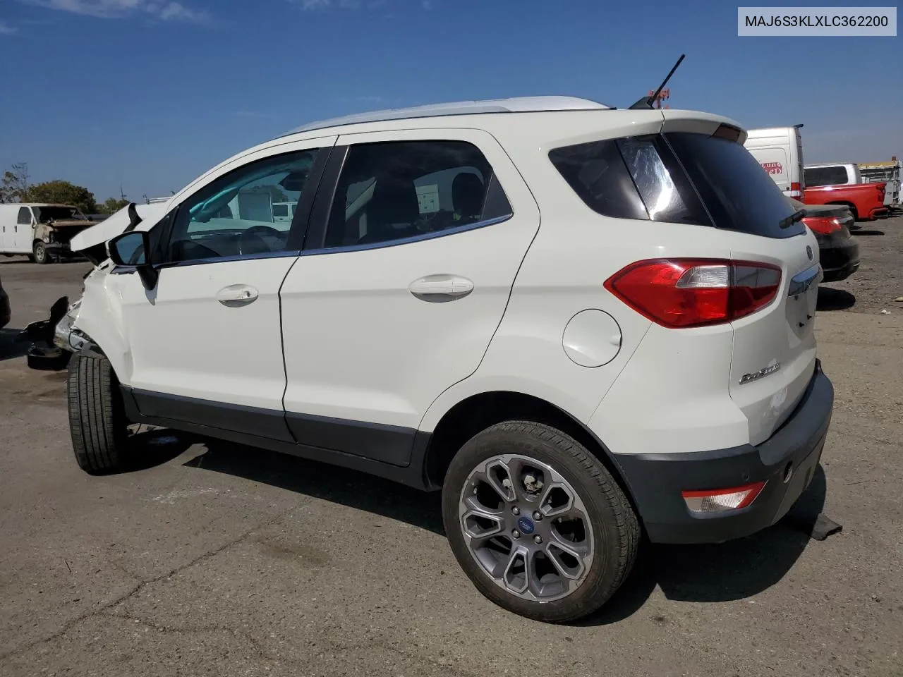 2020 Ford Ecosport Titanium VIN: MAJ6S3KLXLC362200 Lot: 74636984