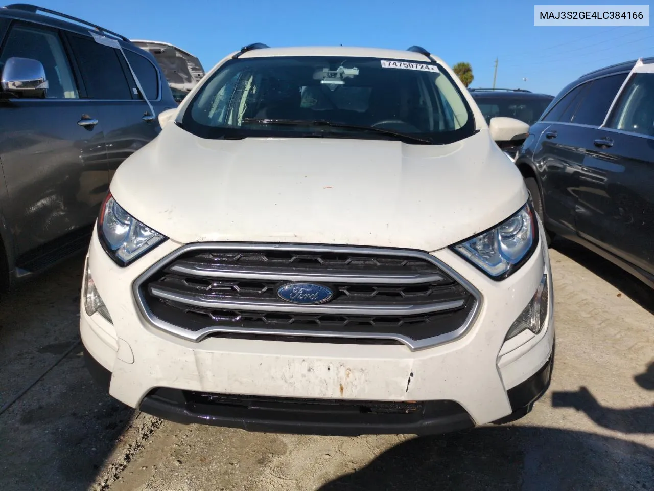 2020 Ford Ecosport Se VIN: MAJ3S2GE4LC384166 Lot: 74750724