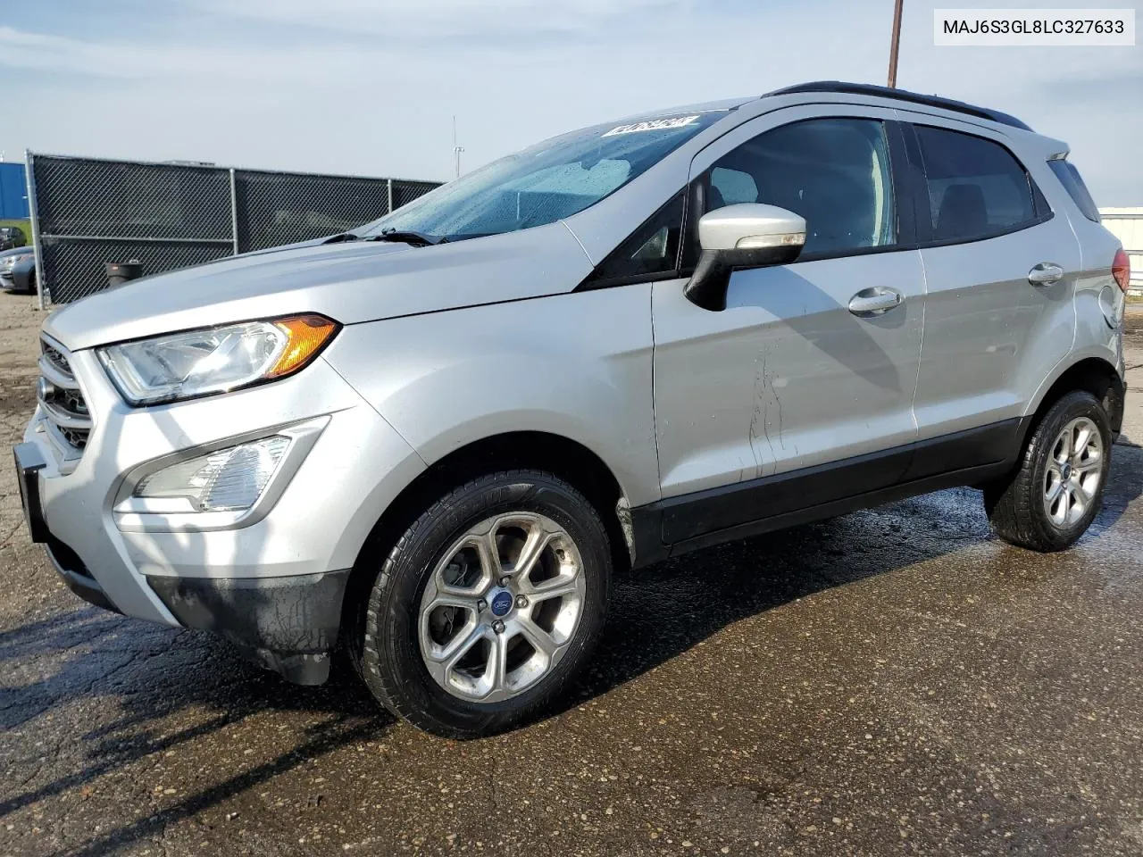 2020 Ford Ecosport Se VIN: MAJ6S3GL8LC327633 Lot: 74763424