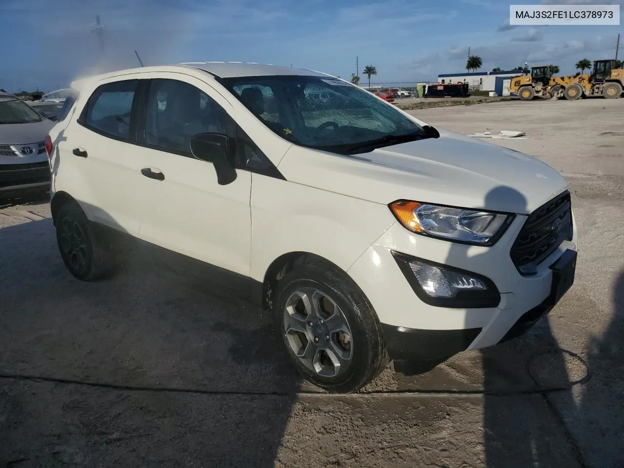 2020 Ford Ecosport S VIN: MAJ3S2FE1LC378973 Lot: 74956634