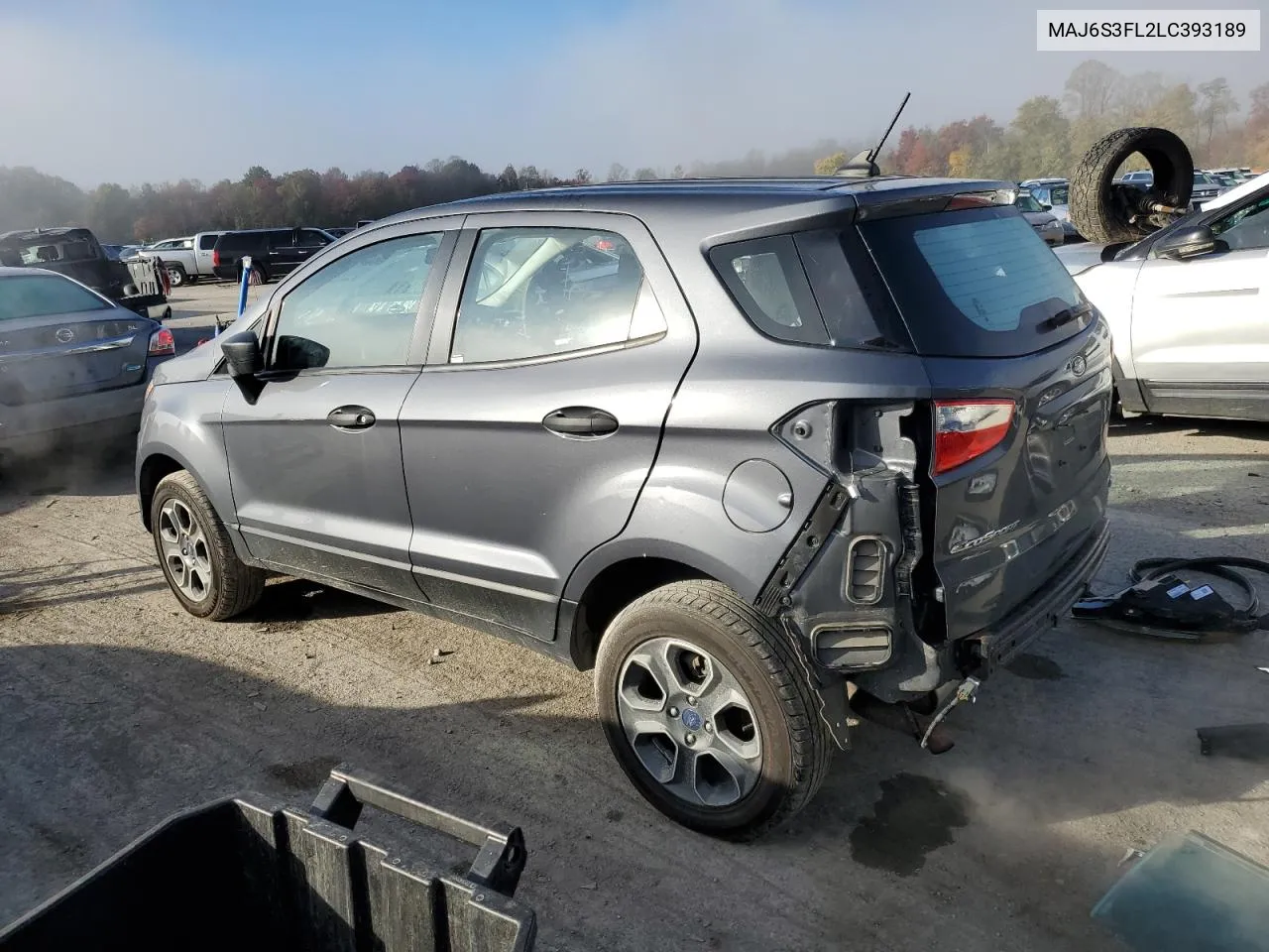 2020 Ford Ecosport S VIN: MAJ6S3FL2LC393189 Lot: 75175804