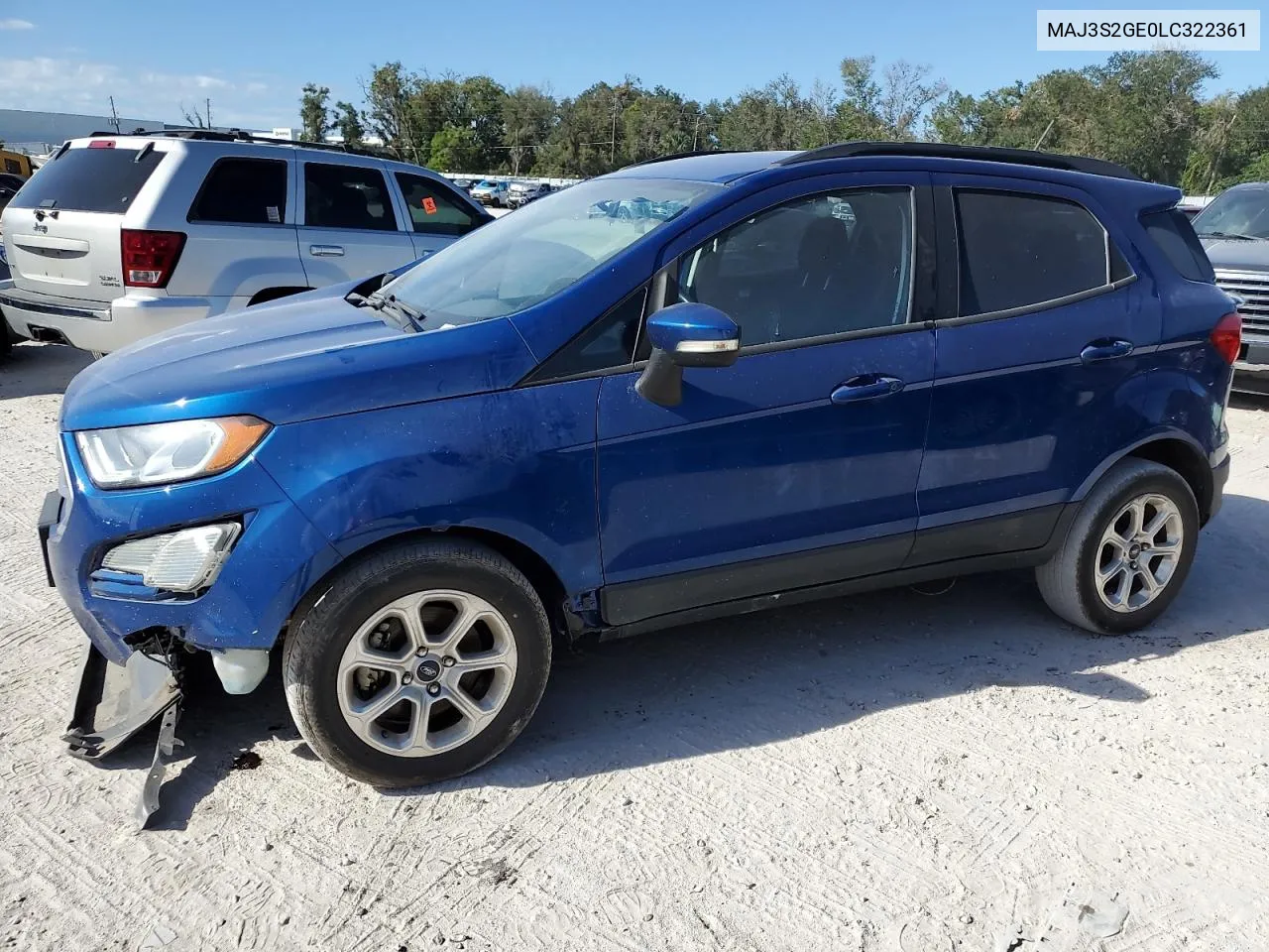 2020 Ford Ecosport Se VIN: MAJ3S2GE0LC322361 Lot: 75302654