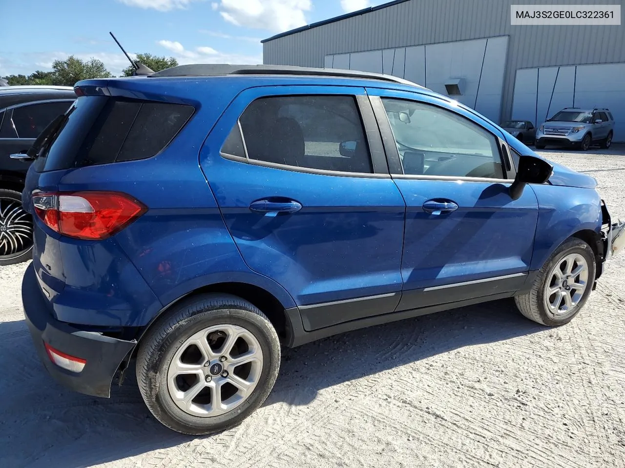 2020 Ford Ecosport Se VIN: MAJ3S2GE0LC322361 Lot: 75302654