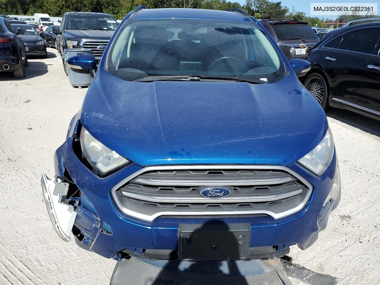 2020 Ford Ecosport Se VIN: MAJ3S2GE0LC322361 Lot: 75302654