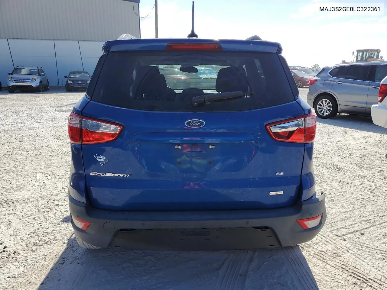 2020 Ford Ecosport Se VIN: MAJ3S2GE0LC322361 Lot: 75302654