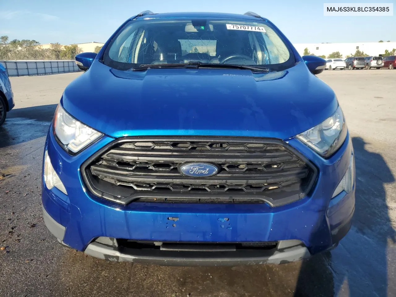 2020 Ford Ecosport Titanium VIN: MAJ6S3KL8LC354385 Lot: 75707774