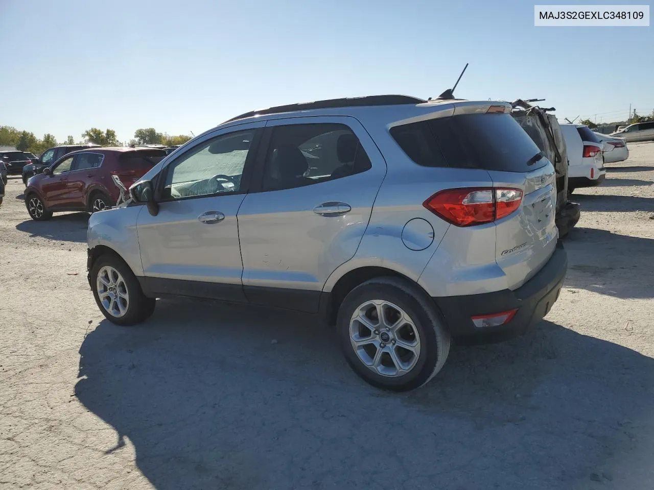 2020 Ford Ecosport Se VIN: MAJ3S2GEXLC348109 Lot: 75753724