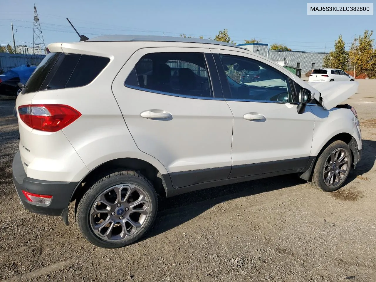 2020 Ford Ecosport Titanium VIN: MAJ6S3KL2LC382800 Lot: 76090444