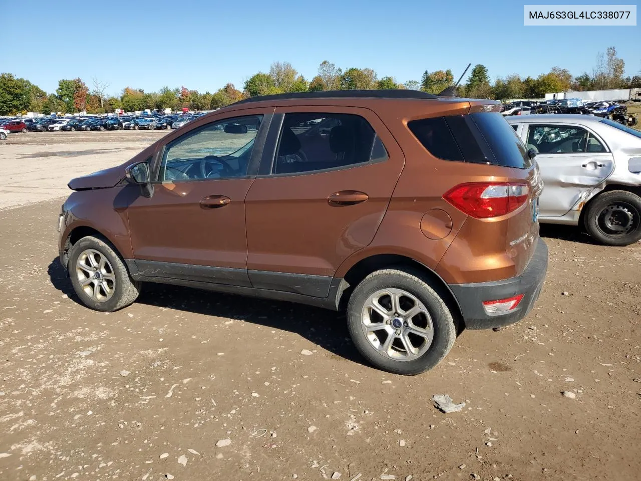 2020 Ford Ecosport Se VIN: MAJ6S3GL4LC338077 Lot: 76201974