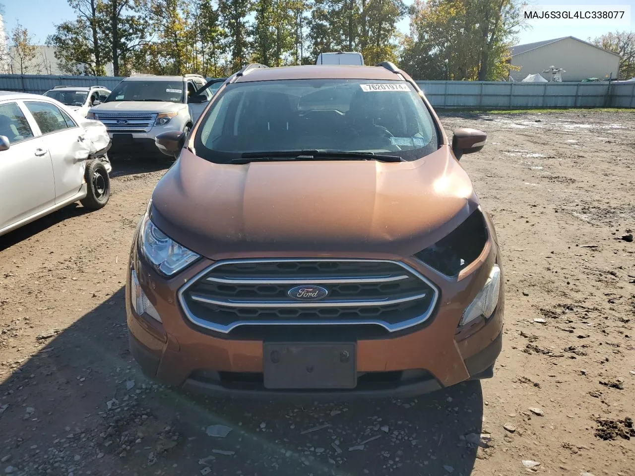 2020 Ford Ecosport Se VIN: MAJ6S3GL4LC338077 Lot: 76201974