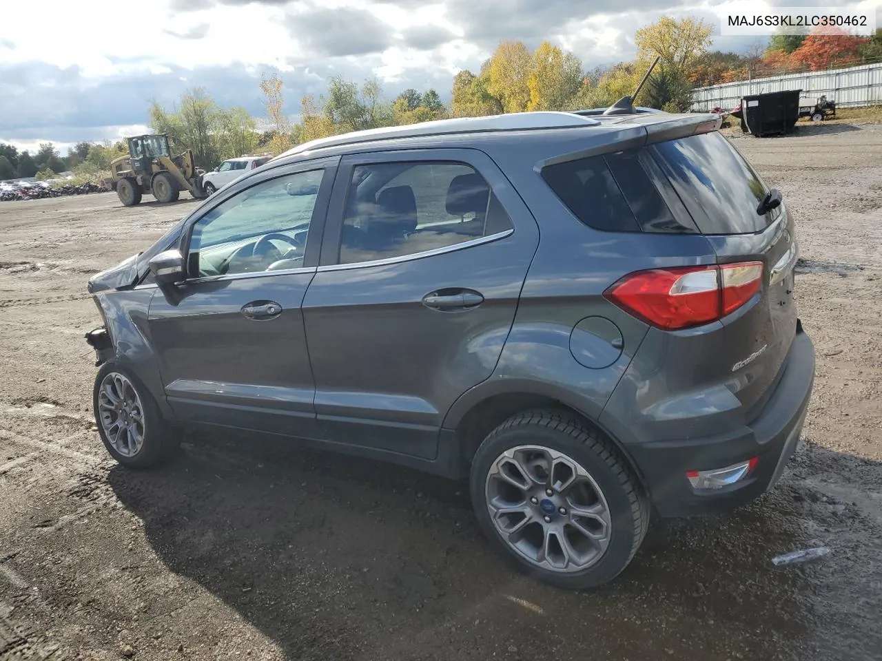 2020 Ford Ecosport Titanium VIN: MAJ6S3KL2LC350462 Lot: 76280404