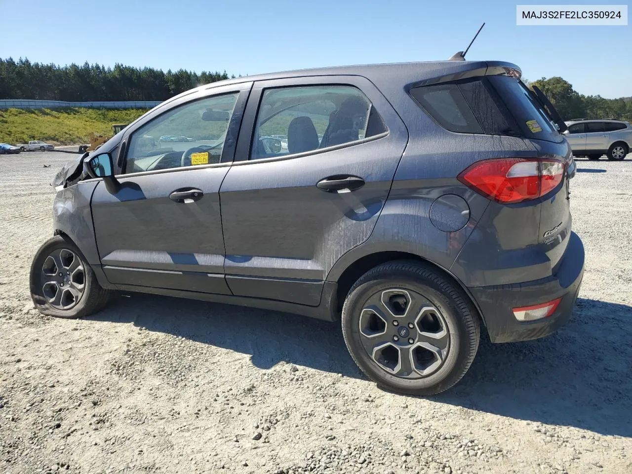 2020 Ford Ecosport S VIN: MAJ3S2FE2LC350924 Lot: 76375864