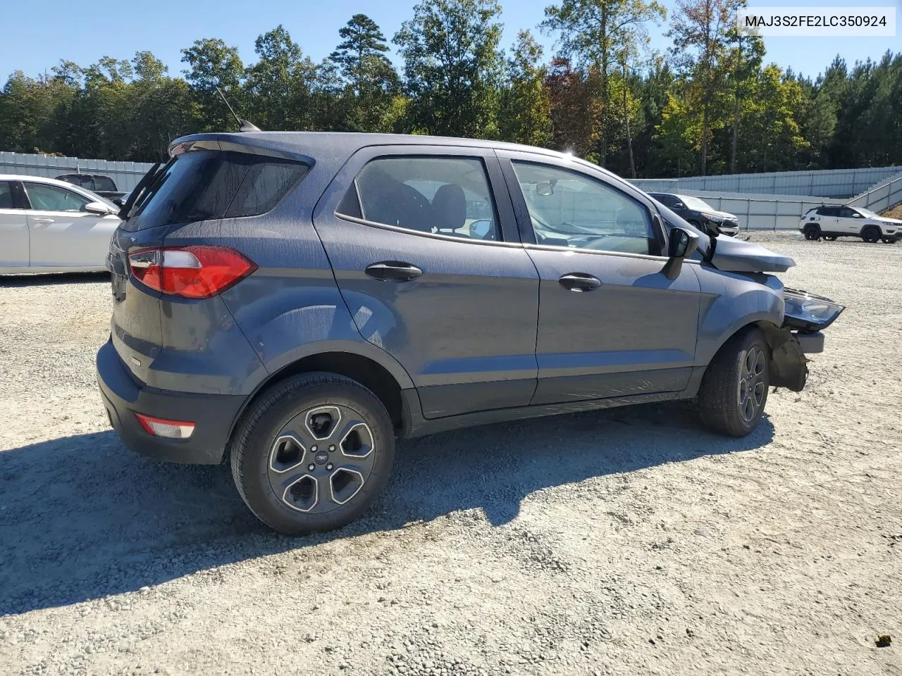 2020 Ford Ecosport S VIN: MAJ3S2FE2LC350924 Lot: 76375864