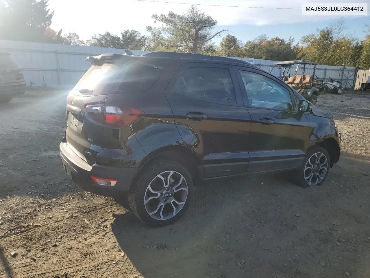 2020 Ford Ecosport Ses VIN: MAJ6S3JL0LC364412 Lot: 76445604