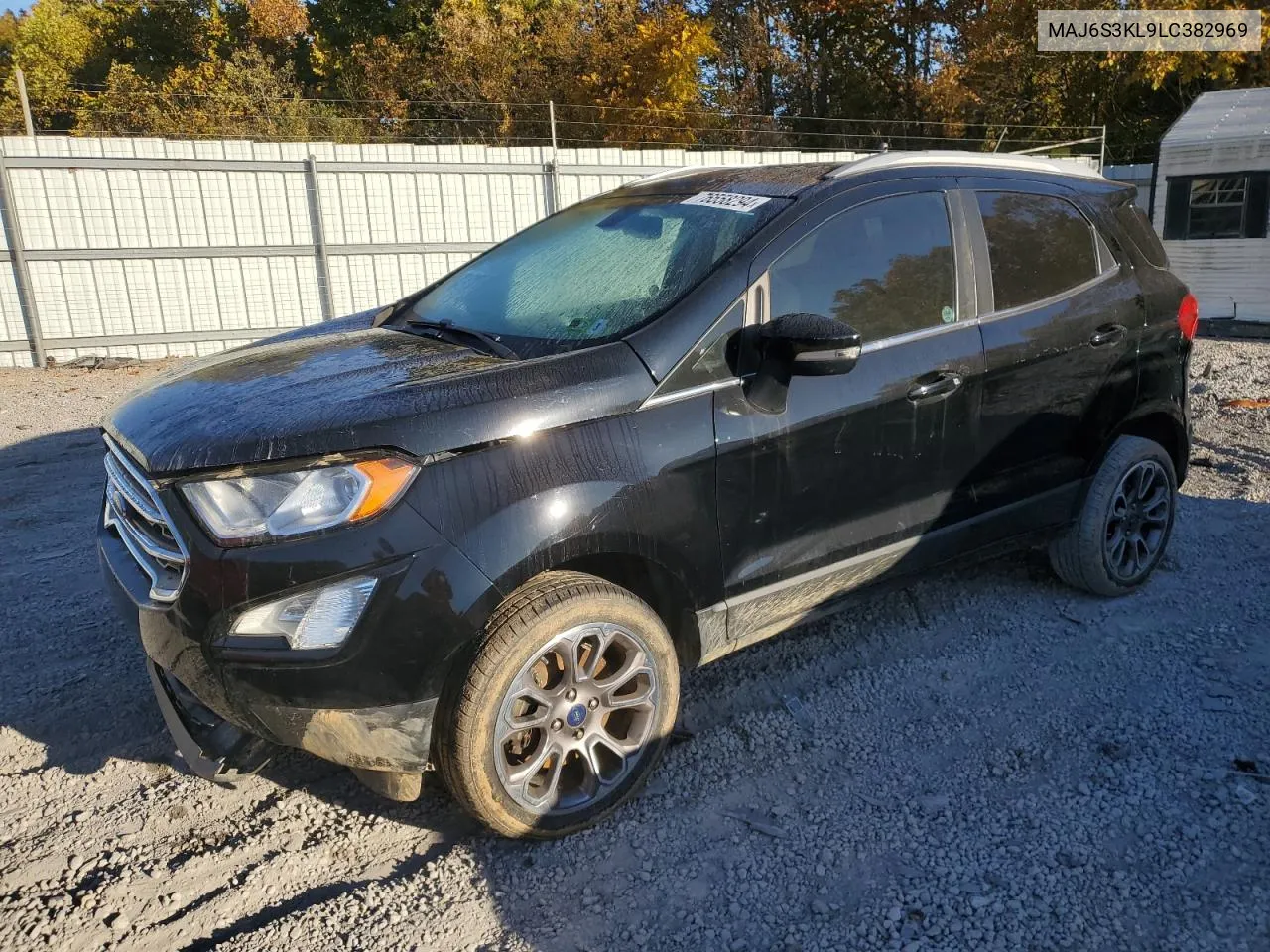 2020 Ford Ecosport Titanium VIN: MAJ6S3KL9LC382969 Lot: 76558294