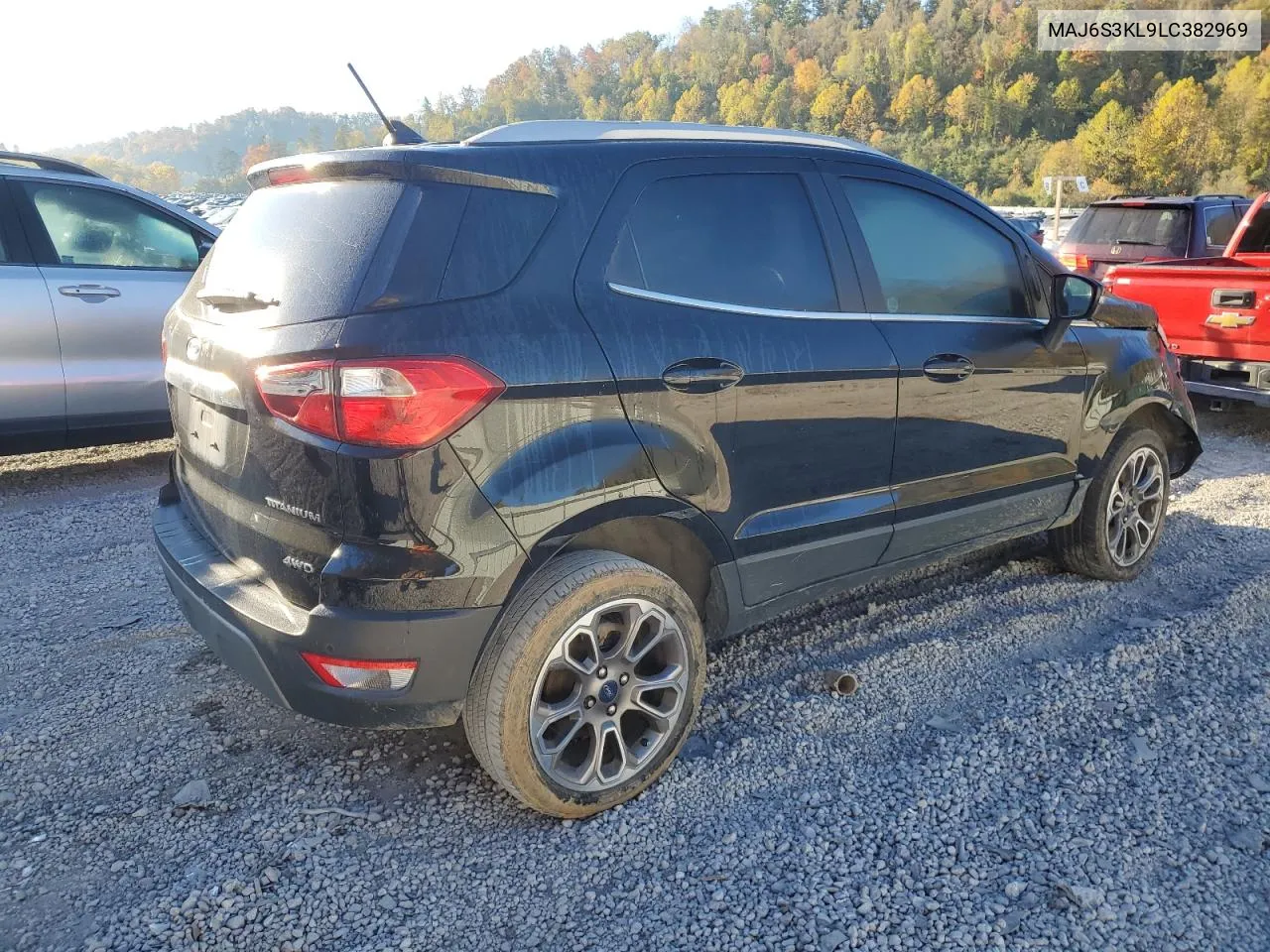 2020 Ford Ecosport Titanium VIN: MAJ6S3KL9LC382969 Lot: 76558294