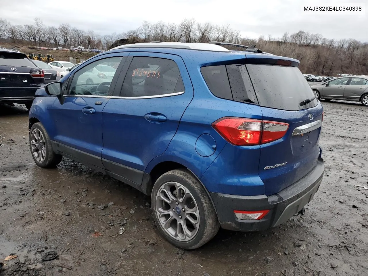 2020 Ford Ecosport Titanium VIN: MAJ3S2KE4LC340398 Lot: 76561954