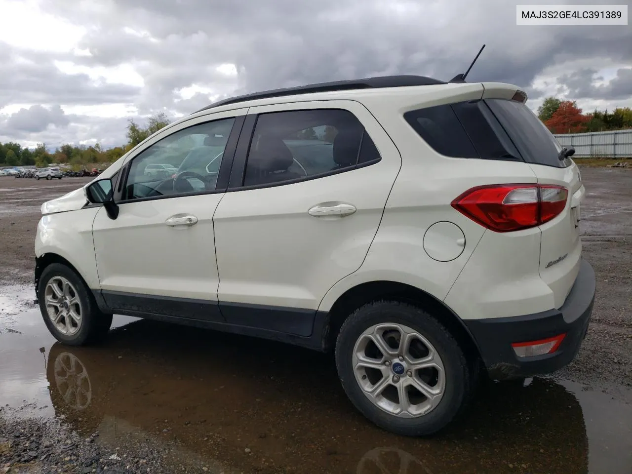 2020 Ford Ecosport Se VIN: MAJ3S2GE4LC391389 Lot: 76628694