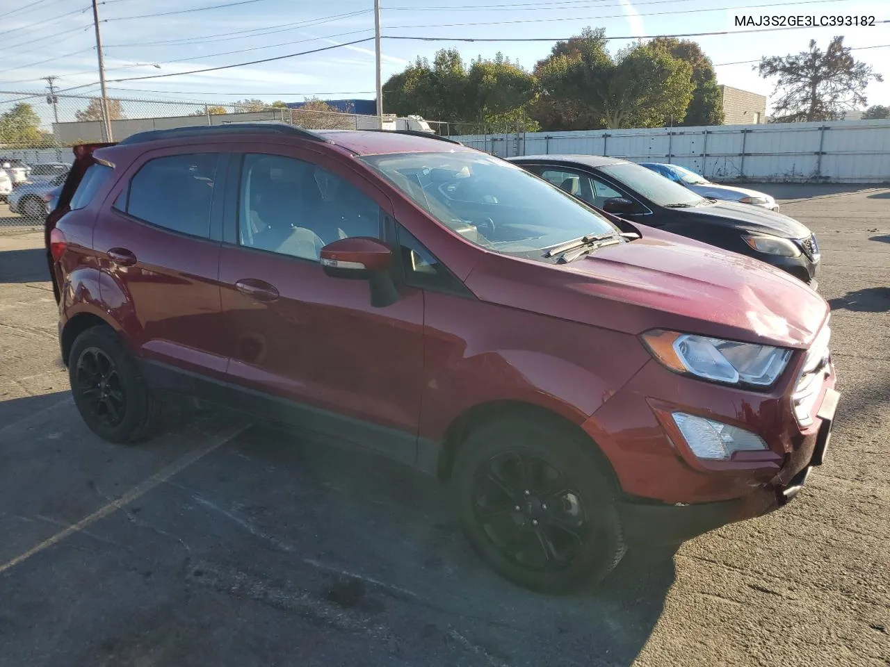 2020 Ford Ecosport Se VIN: MAJ3S2GE3LC393182 Lot: 76920024