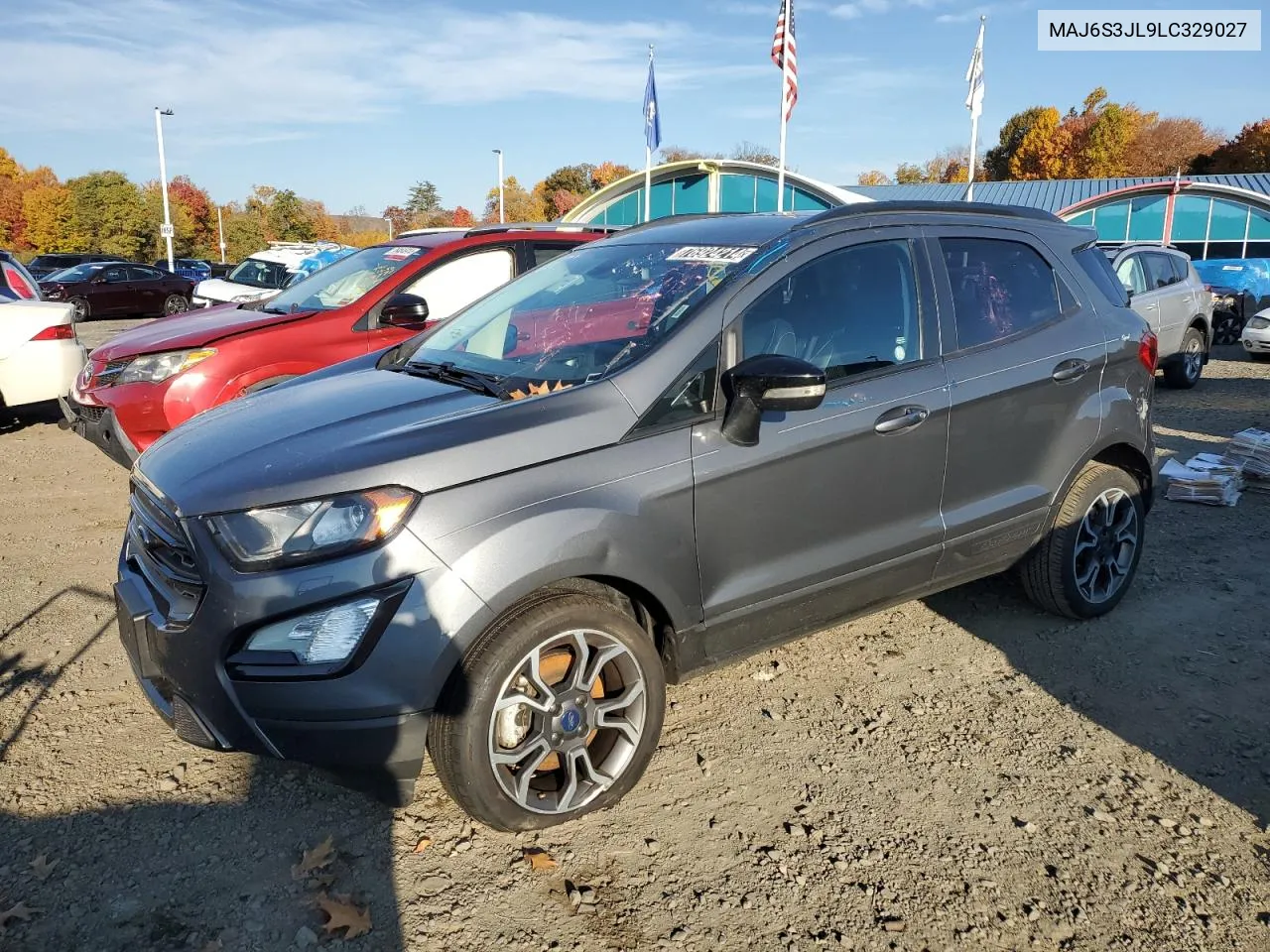 2020 Ford Ecosport Ses VIN: MAJ6S3JL9LC329027 Lot: 76924214